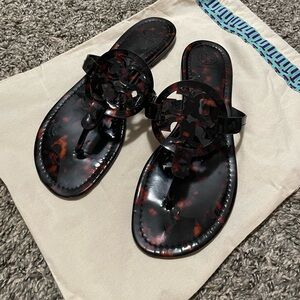 Tory Burch Miller Sandals Tortoise